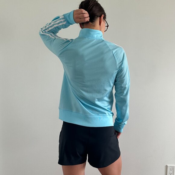 Adidas Classic Track Jacket Medium Blue - Picture 2 of 5